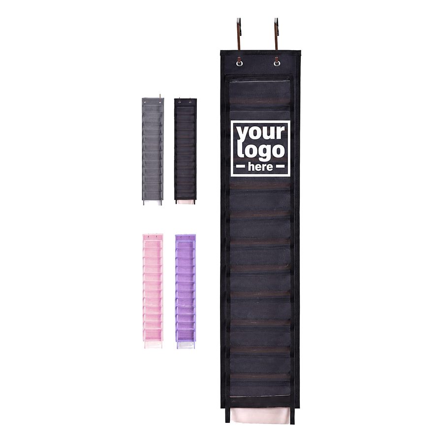 Vertical Garment Organizer With Clear Pockets
