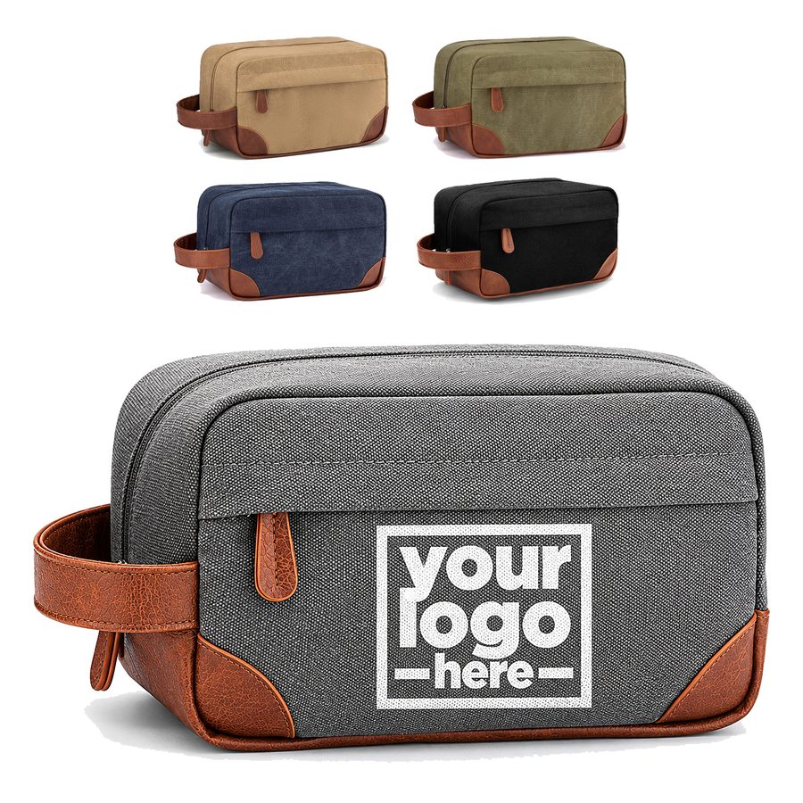 Rectangular Toiletry Bag With Side Handle