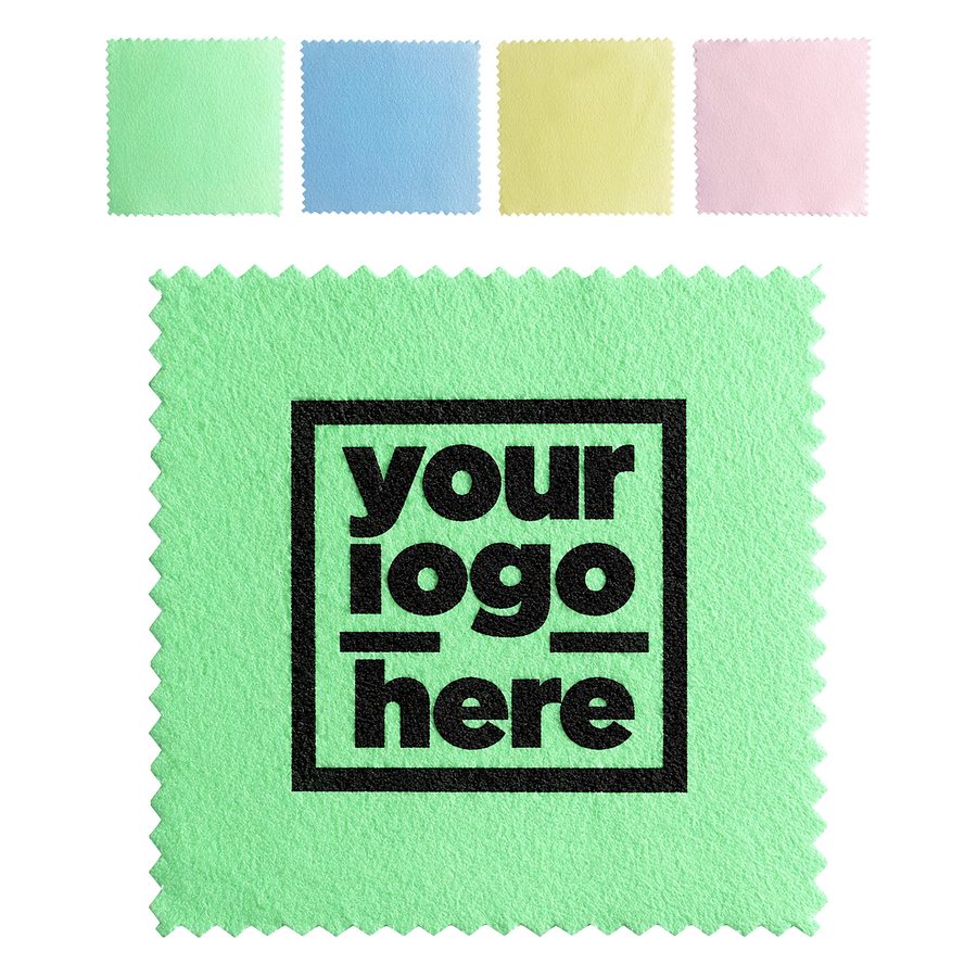 Square Microfiber Cloth With Zigzag-Cut Edges
