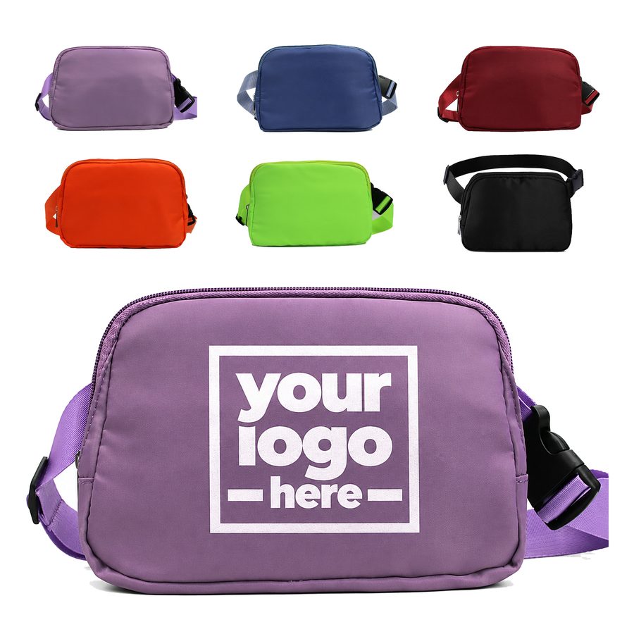 Nylon Waist Pack With Wraparound Zipper