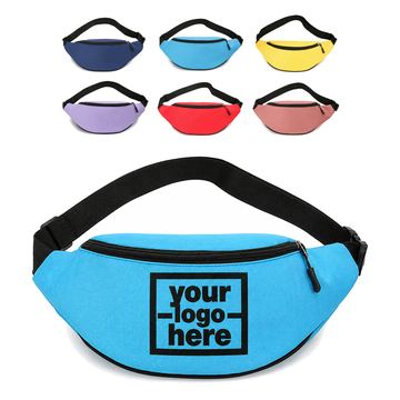 Curved Oxford Fabric Fanny Pack