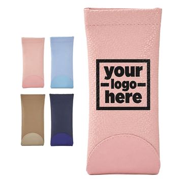 Soft-Lined Glasses Pouch With A Spring Opening