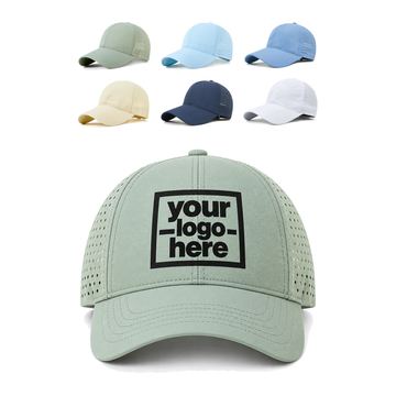Baseball Cap With Perforated Side And Rear Panels