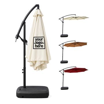 Freestanding Cantilever Umbrella With Weighted Base