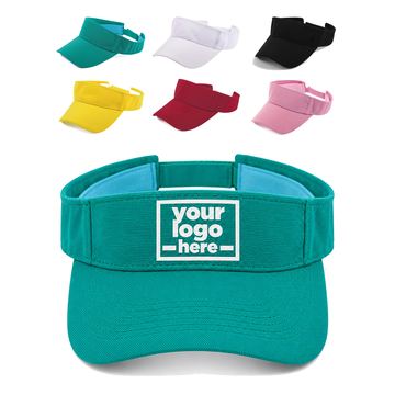 Cotton Visor With A Seamed Front Band