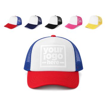 Curved-Bill Trucker Cap With Snap Adjustment