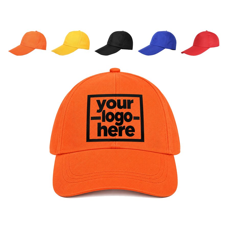 Polyester Baseball Cap With A Paneled Crown