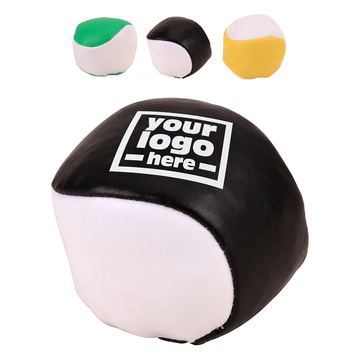 Leather Footbag With Sewn Panels