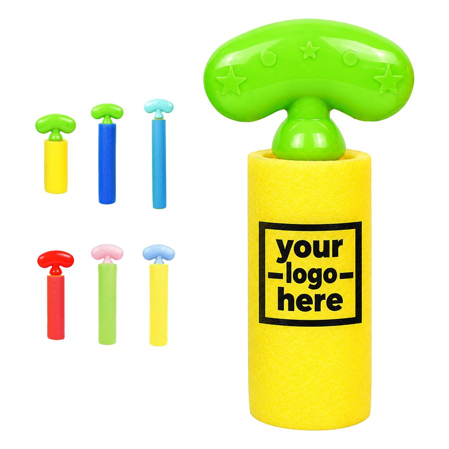 Foam-Covered Water Blaster With Curved Handle