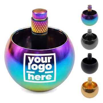 Bowl-Shaped Metal Top With Finger Spindle