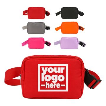 Rounded Nylon Waist Pack