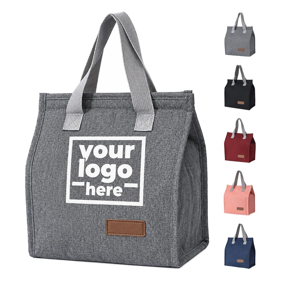 Wrinkle-Resistant Lunch Tote With Webbing Handles