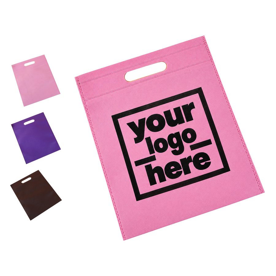 Flat Polypropylene Tote With Die-Cut Handle