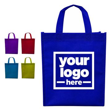 Gusseted Nonwoven Tote With Long Handles