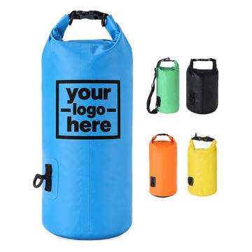 Round-Base Dry Bag With Reinforced Attachments