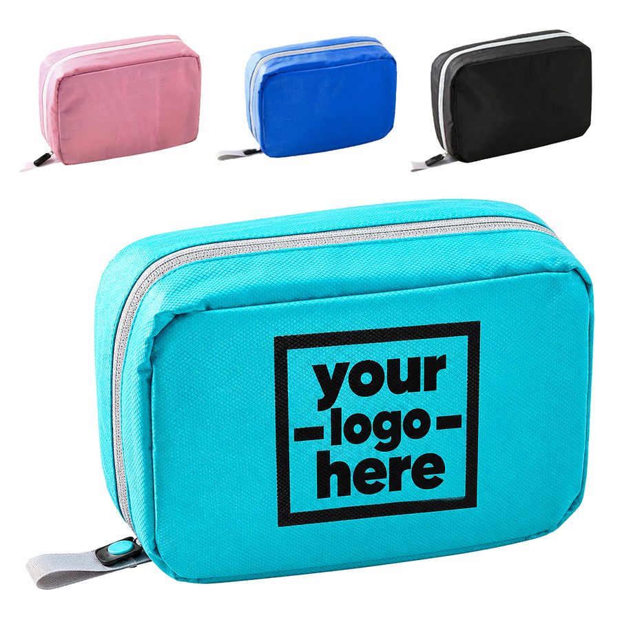 Rounded-Corner Cosmetic Pouch