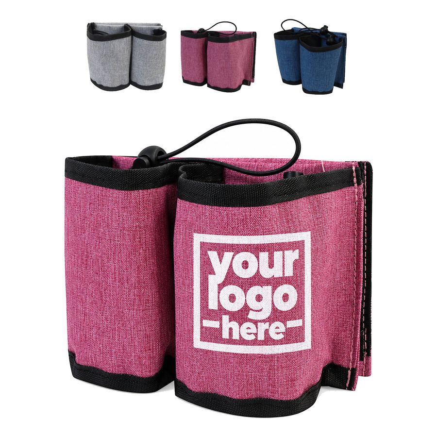 Two-Compartment Oxford Cloth Drink Holder