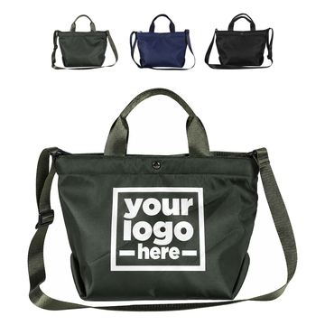 Gusseted Crossbody Tote Bag
