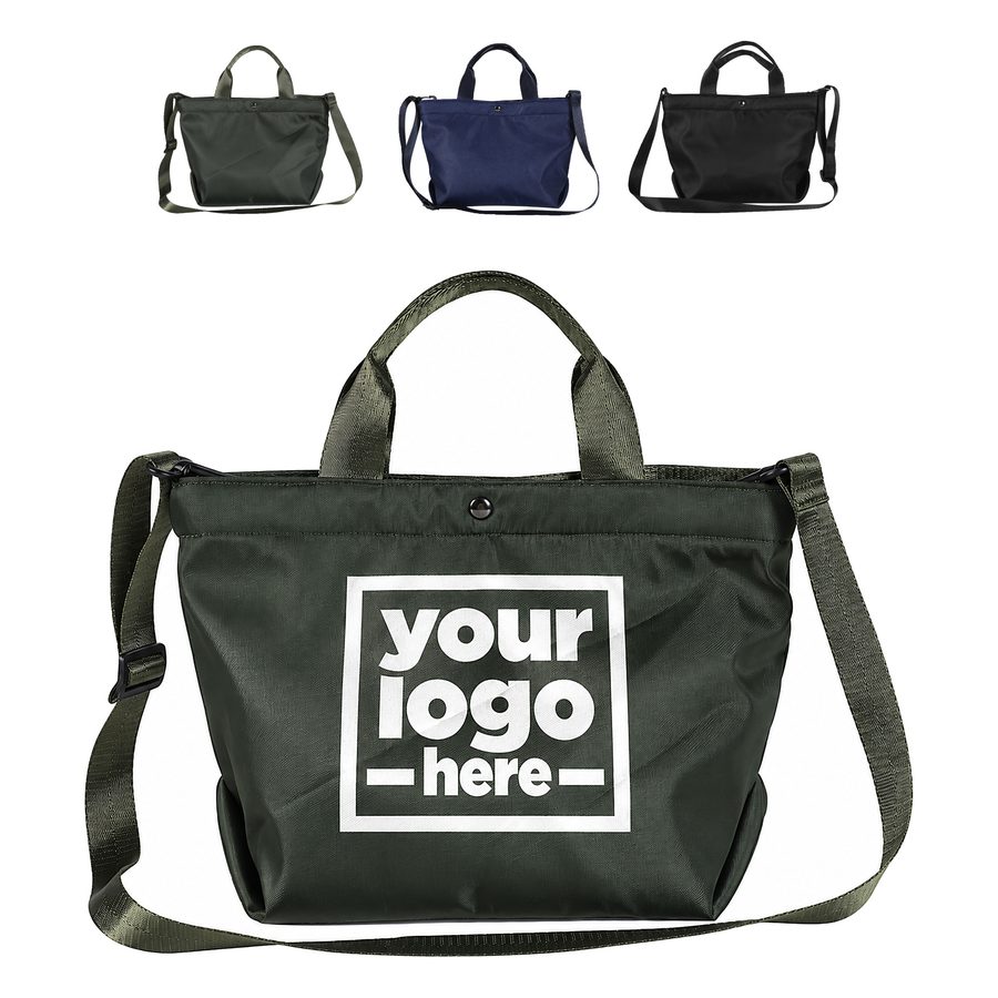 Gusseted Crossbody Tote Bag