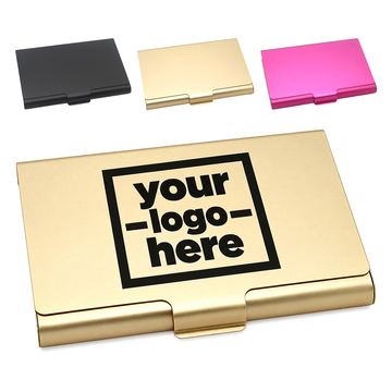 Clasp-Fastened Business Card Case
