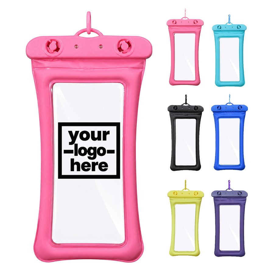 Dual-Locking Phone Pouch With Inflated Perimeter