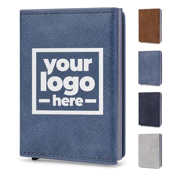 Leather Wallet With Fold-Over Cover