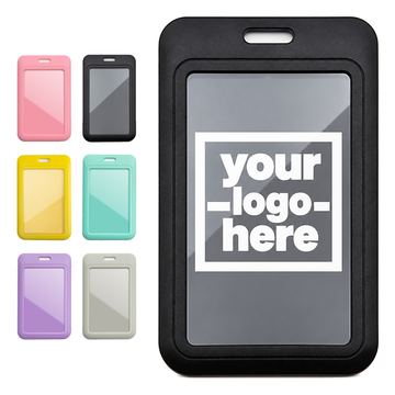 Vertical Plastic Badge Holder