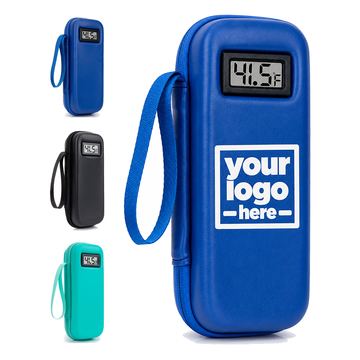 Wrist-Carried Insulin Case With Digital Temperature Display