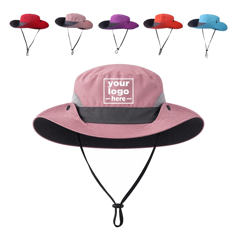 Sun Hat With A Contrasting Underbrim