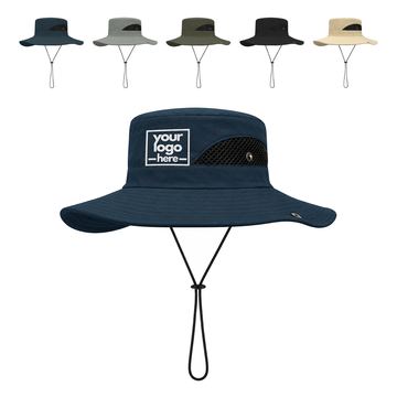 Ventilated Sun Hat With Side Brim Snaps
