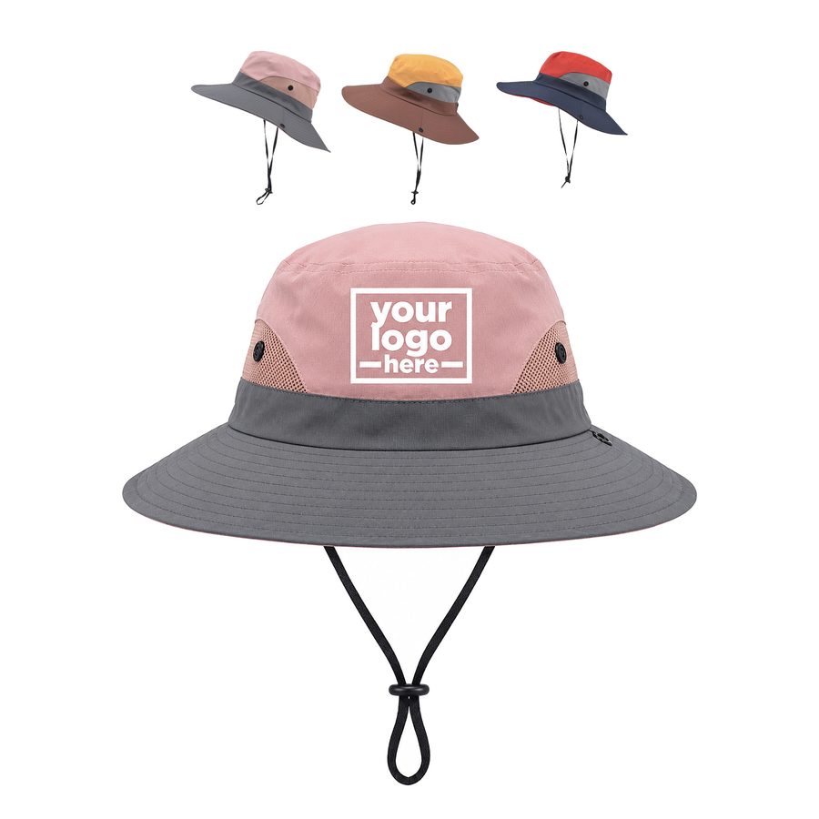 Ventilated Sun Hat With Side Brim Snaps