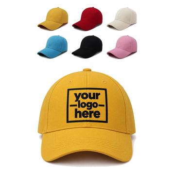 Brushed Twill Baseball Cap With A Curved Brim