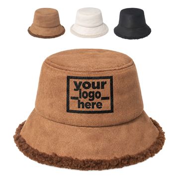 Plush Bucket Hat With Fleece Lining