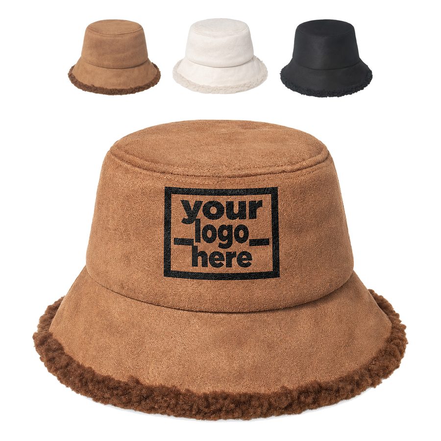 Plush Bucket Hat With Fleece Lining