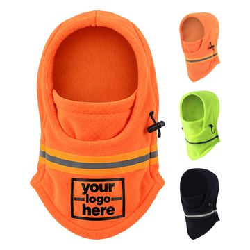 Fleece Balaclava With Reflective Neck Stripe