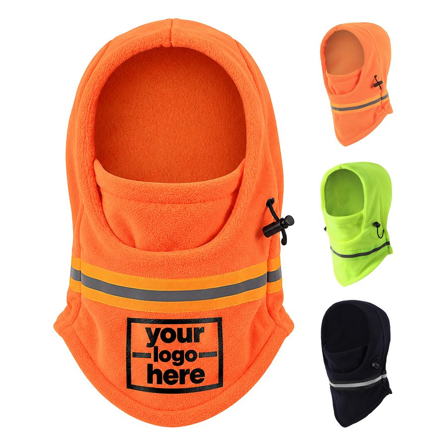 Fleece Balaclava With Reflective Neck Stripe