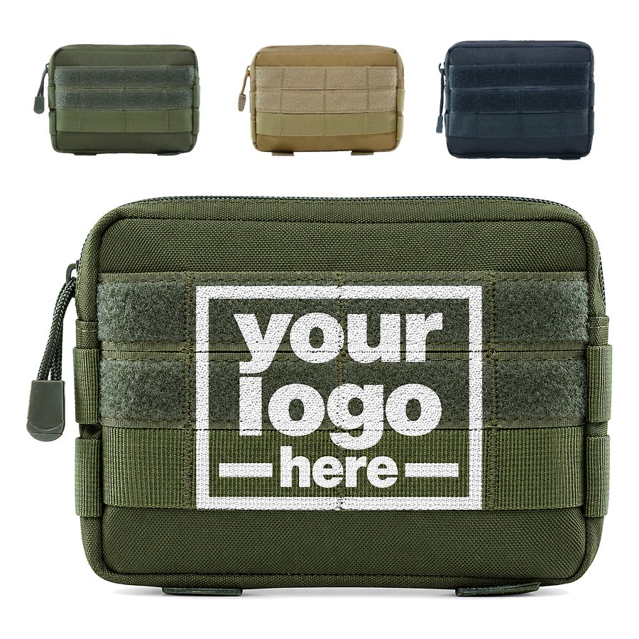 Tactical Utility Pouch With Rear Mounting Straps