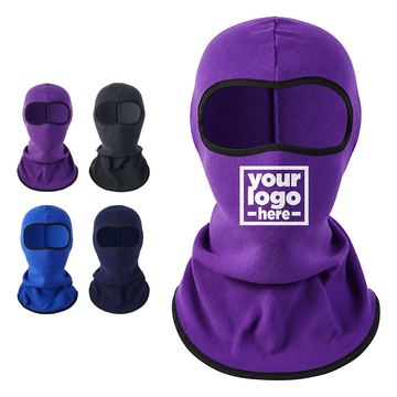 Pullover Polyester Balaclava With Bound Edges