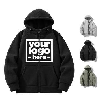 Full-Zip Fleece Hoodie
