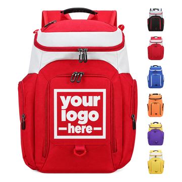 Polyester Sports Backpack With A Front Attachment Loop