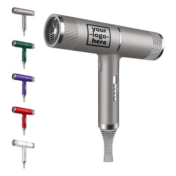Cylindrical Hair Dryer With Handle Controls