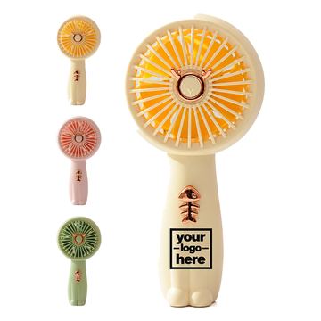 Handheld Fan With Paw-Shaped Base