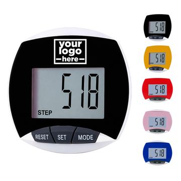 Plastic Pedometer With Three Control Buttons