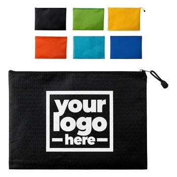 Textured Flat Document Pouch