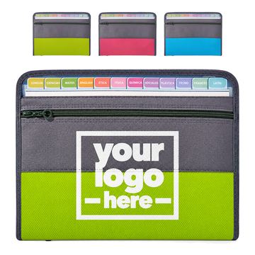 Fabric-Covered Accordion Folder