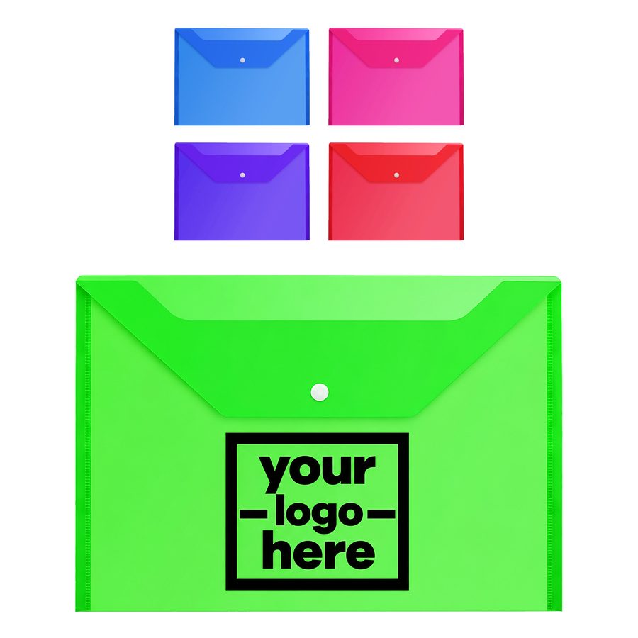 Flat Translucent Polypropylene Document Envelope