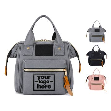 Diaper Backpack With Dual Top Handles