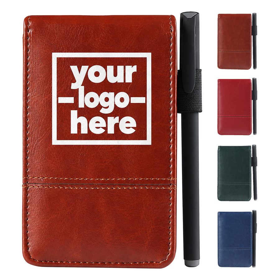 Top-Flip Pocket Notepad With Calculator