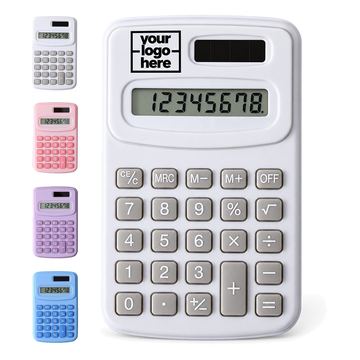 Rounded Desktop Calculator With Silicone Buttons