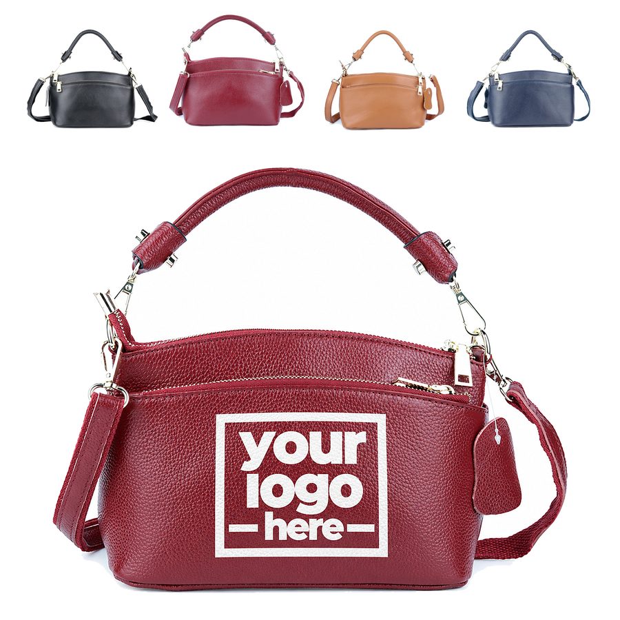 Compact Crossbody Handbag With Detachable Handle